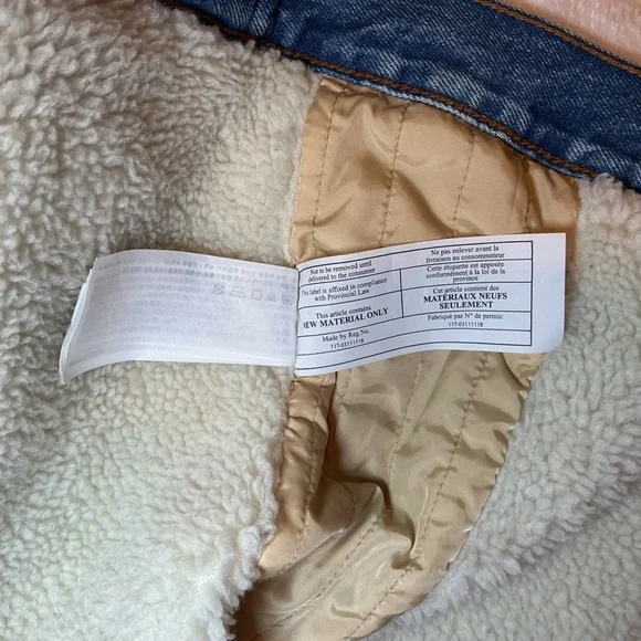 Abercrombie & fitch Denim Jacket with Faux Fur Collar - Picture 10 of 12